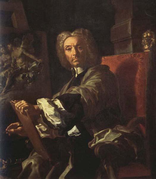 Francesco Solimena Self-Portrait France oil painting art